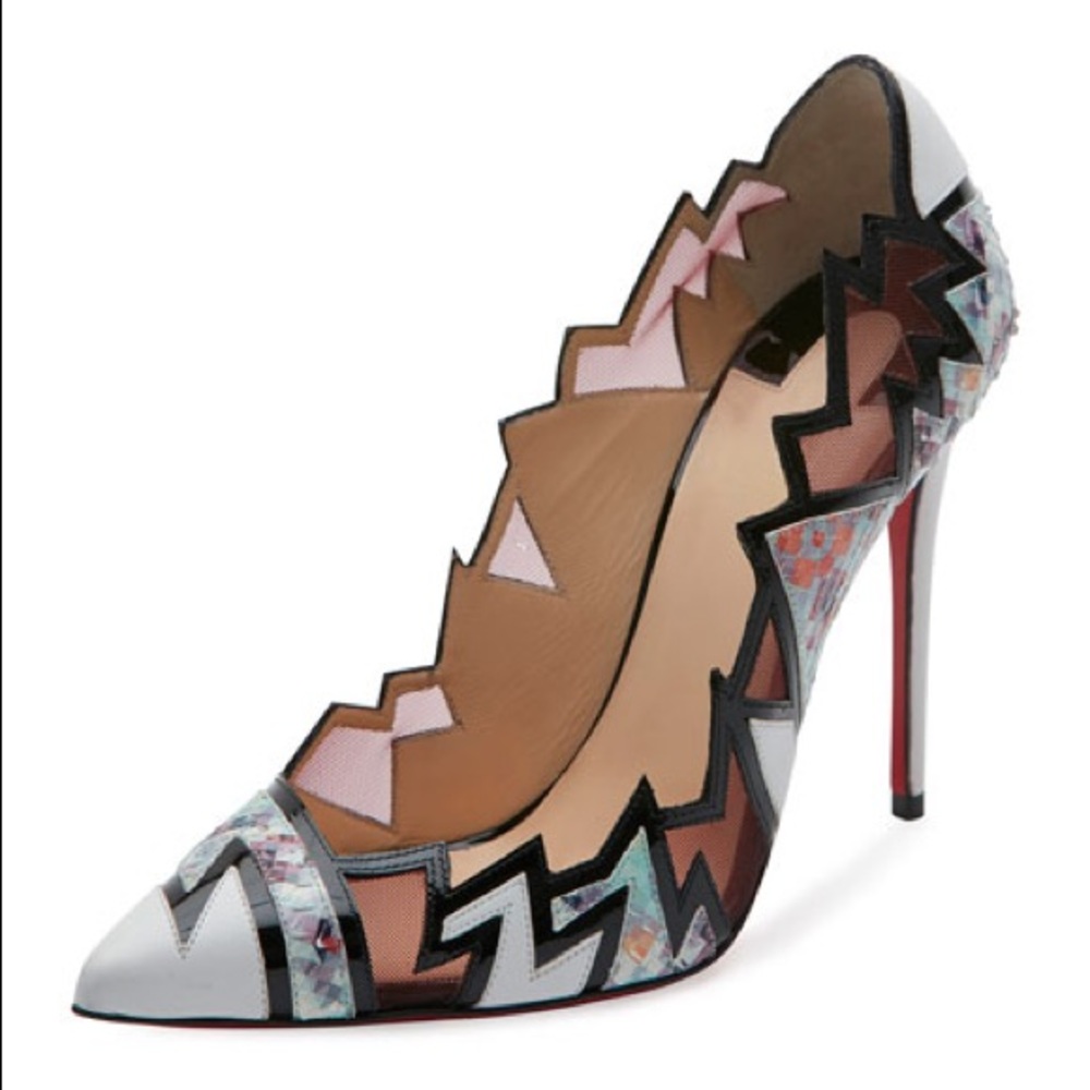 Christian Louboutin Explorete multicolor heels